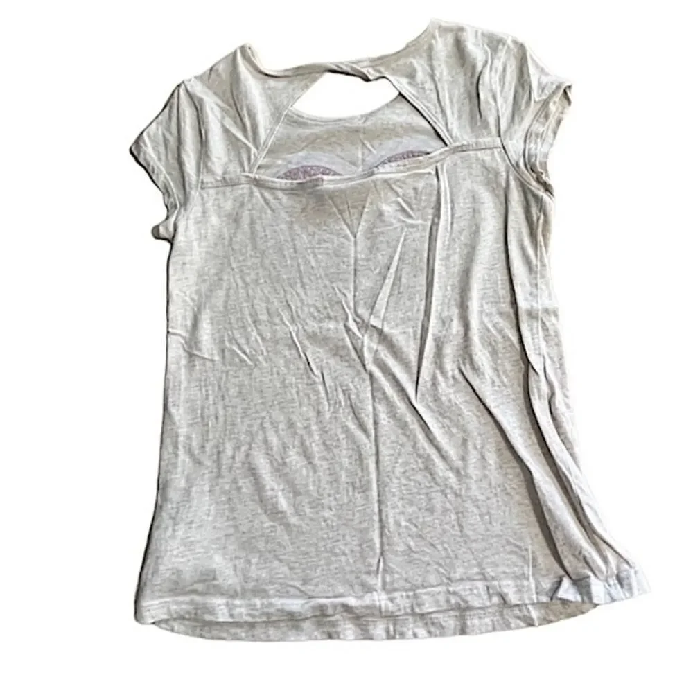 Gap Kids Wonder Woman Sequin Flip Graphic Tee Girls L/10 Oatmeal
